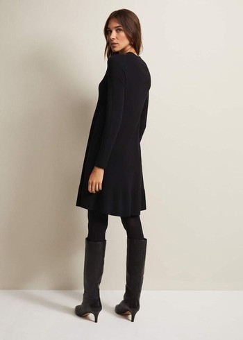 Phase Eight Vickie Fine Knitwear Black Canada | PRAWFL-301